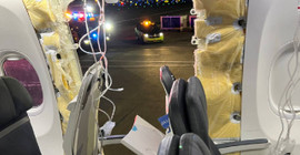 ABD'de havadayken gövdesinden parça kopan Boeing 737 MAX 9'un uçuşları geçici olarak durduruldu