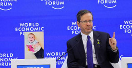 İsrail Cumhurbaşkanı Davos'ta konuştu: Barışın anahtarı Suudi Arabistan'la normalleşme