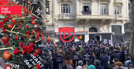 Hrant Dink katledilişinin 17'nci yılında, vurulduğu yerde anıldı: 'Demirtaş'a Kışanak'a Kavala'ya selam olsun'
