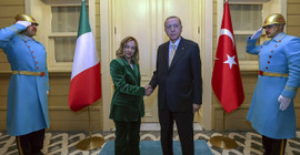 Cumhurbaşkanı Erdoğan, İtalya Başbakanı Meloni'yle görüştü