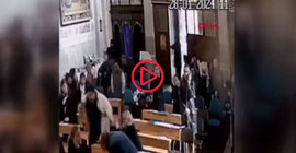 Santa Maria Kilisesi'ndeki saldırı anları ortaya çıktı
