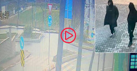 Santa Maria Kilisesi saldırganlarının minibüse binip kaçma anları kamerada