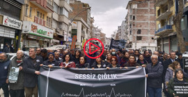 Malatya'da Valilik yasağı dinlenmedi, sessiz yürüyüş gerçekleştirildi