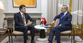 Dışişleri Bakanı Fidan, Münih'te IKBY Başkanı Barzani ile görüştü