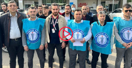 Adana'da sağlık emekçilerinden şiddet protestosu