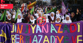 Diyarbakır'da coşkulu 8 Mart kutlaması: 'Biz kadınlar İstanbul'da da Amed'de de yaşamı savunacağız'