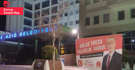 YRP’nin ‘Ahlak Yoksa Yolsuzluk Var’ pankartı AKP’li belediye tarafından indirildi