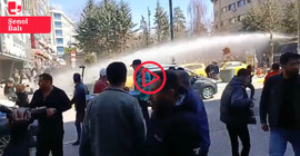 Zeydan'ın seçilme hakkının gaspına karşı Van'da yürüyüş yapanlara plastik mermili müdahale