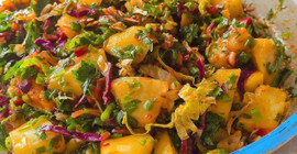 Lezzetli atıştırmalık; Patates Salatasını Aşçılar Hazırlarken Bu Püf Noktaları Uyguluyor