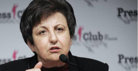Nobel ödüllü Ebadi'den destek