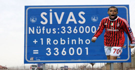 Sivas Belediyesinden ilginç Robinho paylaşımı