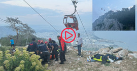 Antalya'da teleferik faciası: Bir kişi öldü, yedi kişi yaralandı