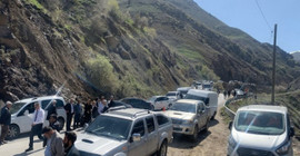 Van-Yüksekova yolu heyelan nedeniyle kapandı