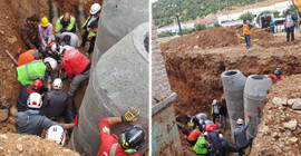 Bodrum’da inşaatta göçük: İki işçi yaralandı