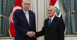 Irak Cumhurbaşkanı Reşid, Erdoğan'ı kabul etti: İkili ve bölgesel sorunlar ele alındı