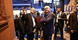Almanya Cumhurbaşkanı Steinmeier Masumiyet Müzesi'ni gezdi, çıkışta Filistin şarkısı çaldı