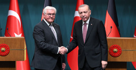 Erdoğan ile Steinmeier'ın ortak açıklamasında İsrail çatlağı