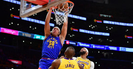 NBA play-off'larında Nuggets, Lakers'ı yenerek seriyi 3-0 yaptı