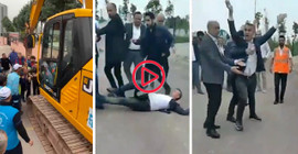 Kendini yere atıp yuvarlanan AKP'li meclis üyesi, görevinden ve partisinden istifa etti