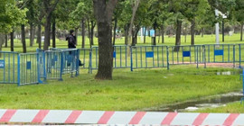 Beş yaşındaki Edanur'un öldüğü parkta savcı bilirkişilerle inceleme yaptı