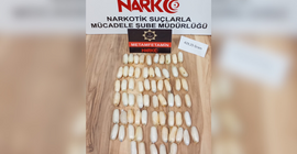 Gümüşhane'de midesinde uyuşturucuyla yakalanan şüpheli tutuklandı