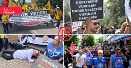 Öğretmenler 81 ilde eylem yaptı: Okulda ölmek istemiyoruz