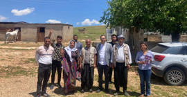 DEM Parti Hilvan’da seçim çalışmalarını sürdürüyor: 'Daha yüksek farkla tekrar kazanacağız'