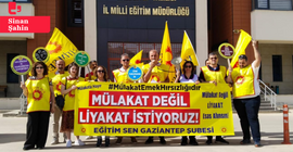 Eğitim Sen açıkladı: 'Antep birincisi mülakatta elendi'
