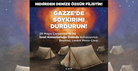 CHP’den 'Gazze’de soykırımı durdurun' eylemi