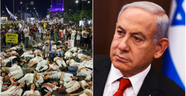 Netanyahu köşeye sıkışıyor: On binler ateşkes istedi, iki bakandan 'hükümeti devirme' tehdit geldi