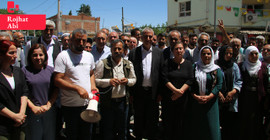 Hakkari'ye kayyım atanması Hilvan'da protesto edildi: 'Daha büyük yenileceksiniz'