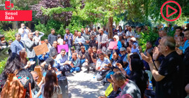 Hakkari Belediye Eşbaşkanı Akış'a ceza Van'da protesto edildi: 'Adalet ve demokrasi için direneceğiz'