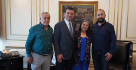 Ali İsmail Korkmaz Vakfı, Ekrem İmamoğlu’nu ziyaret etti