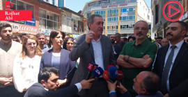 DEM Parti Eş Genel Başkanı Bakırhan Yüksekova'da konuştu: Değil oy vermek, AKP'nin önünden bile geçilmemeli