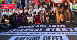 İstanbul’da ‘Hakkari’ eylemi: Halkların seçilmişlerini tanımayanları biz de tanımıyoruz