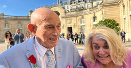 100 yaşındaki 2. Dünya Savaşı gazisi ile 96 yaşındaki nişanlısı evlendi