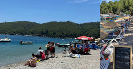 Akbük Plajı, ücretsiz hale getirildi