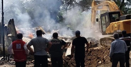 Sinop’ta yangın: Beş ev kullanılamaz hale geldi