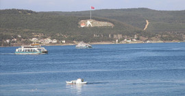 Tanker arıza yaptı, Çanakkale Boğazı'nda gemi trafiği askıya alındı