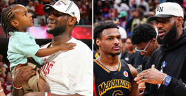 NBA tarihinde bir ilk: LeBron James, oğluyla takım arkadaşı oldu