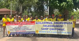 Eğitim Sen Öğretmenlik Meslek Kanunu'na karşı eylemde: 'Geri adım atmayacağız, kanunu geri çekin'
