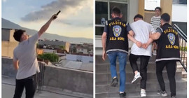 Havaya ateş edip, sosyal medyada paylaşan şüpheli yakalandı