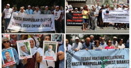 Üç kentten hasta mahpuslar için acil tahliye çağrısı