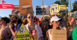 Hayvan hakları savunucuları ‘yaşam zinciri’ oluşturdu: 'Katliama hayır de, yasayı geri çek!'