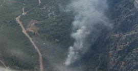 Antalya'da ormanlık alanda yangın