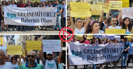 İzmirli gazetecilerden ‘maaş' protestosu: 'Geçinemiyoruz haberiniz olsun'