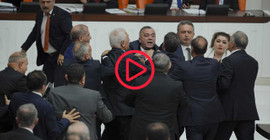 Meclis'te MHP'li Akçay ile İYİ Parti'li Türkoğlu arasında kavga
