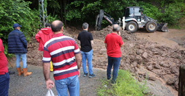 Trabzon’da sağanak, sel, taşkın ve heyelana neden oldu