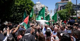 Hamas lideri Haniye'ye düzenlenen suikast, işgal altındaki Batı Şeria'da protesto edildi