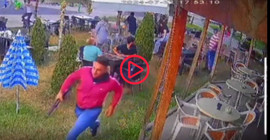 Çorum'da bir kişinin öldüğü parktaki silahlı saldırının kamera görüntüsü ortaya çıktı